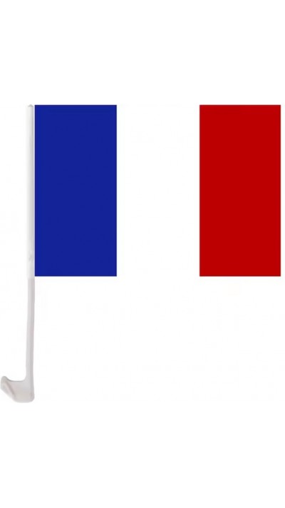 Frankreich Autoflagge mit Clip f&uuml;r Autoscheibe Fan-Zubeh&ouml;r
