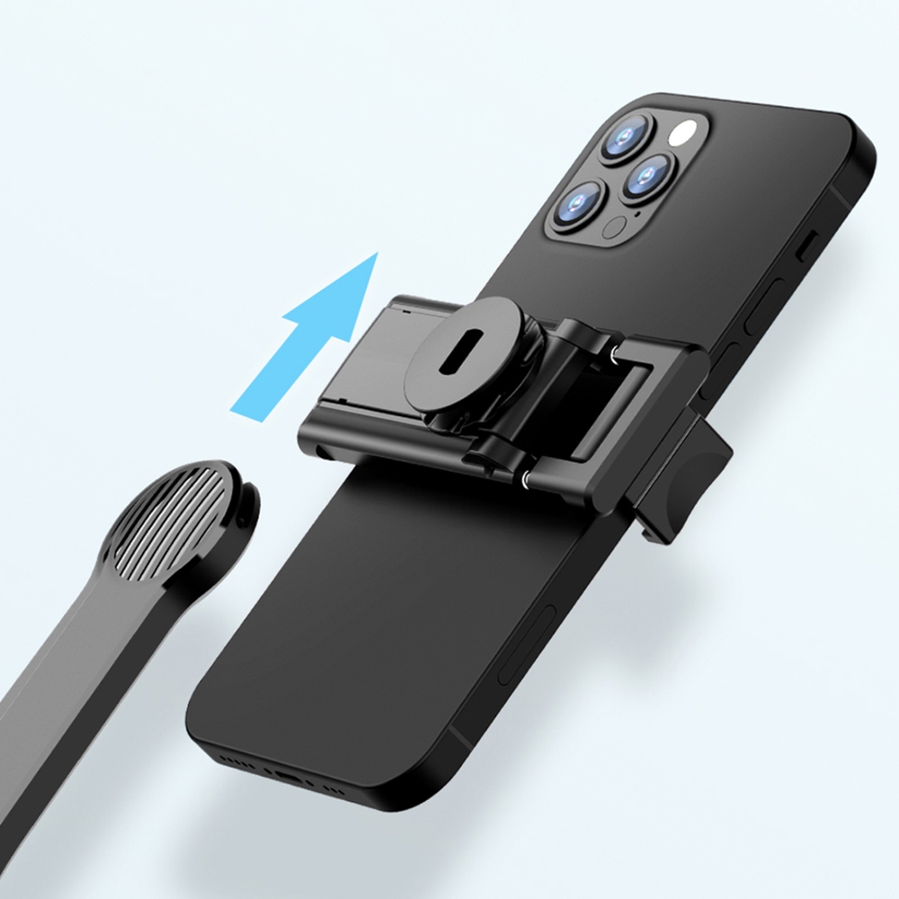 Dudao F18S 4-en-1 b&acirc;ton &agrave; selfie tr&eacute;pied pliable avec t&eacute;l&eacute;commande - Noir