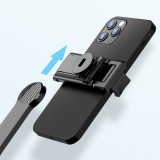 Dudao F18S 4-en-1 b&acirc;ton &agrave; selfie tr&eacute;pied pliable avec t&eacute;l&eacute;commande - Noir