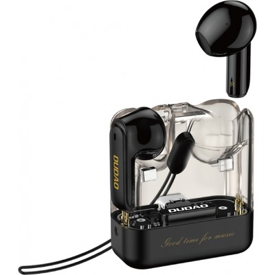 Dudao U18Pro Bluetooth 5.3 TWS Kopfh&ouml;rer ergonomisch 6h Akkulaufzeit - Schwarz