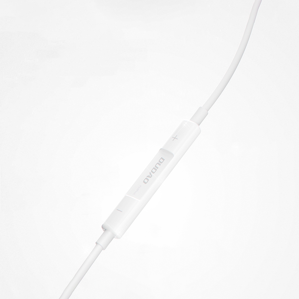 Dudao X14PROL &eacute;couteurs intra-auriculaires avec connecteur Lightning pour audio haute qualit&eacute; - Blanc