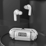 Bluetooth Kopfh&ouml;rer F80 Q26 Pro TWS mit LED-Display, lange Akkulaufzeit f&uuml;r Sport und Gaming - Weiss