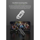 Bluetooth Kopfh&ouml;rer F80 Q26 Pro TWS mit LED-Display, lange Akkulaufzeit f&uuml;r Sport und Gaming - Weiss