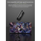 Bluetooth Kopfh&ouml;rer F80 Q26 Pro TWS mit LED-Display lange Akkulaufzeit f&uuml;r Sport und Gaming - Schwarz