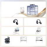 Ecouteurs Bluetooth JOYROOM JR-OE3 Open-Ear True BT 5.4 design innovant avec contrôle intelligent - Argent