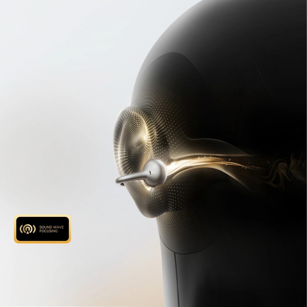 JOYROOM JR-OE3 Bluetooth Kopfhörer Open-Ear True BT 5.4 mit intelligentem Steuerung - Schwarz