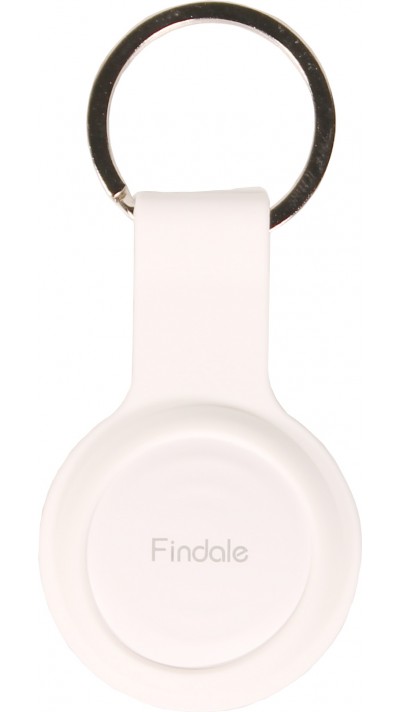 Findale MiniTag - Bluetooth- und GPS-Tracker für Schlüssel und Gegenstände, kompatibel mit Apple Find My (Alternative zu AirTag) - Weiss