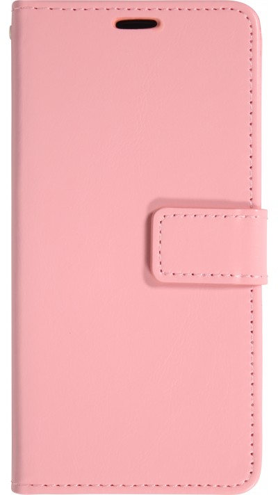 Hülle iPhone 17 - Premium Flip Leder Tasche - Hellrosa