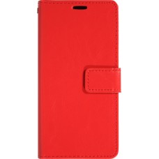Hülle iPhone 17 - Premium Flip Leder Tasche - Rot