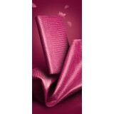 iPhone 17 Pro Max Case Hülle - Qialino Croco Flip Echtleder - Rosa