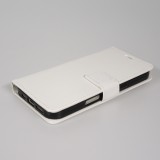 Hülle iPhone 17 Pro Max - Premium Flip Leder Tasche - Weiss