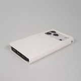 Hülle iPhone 17 Pro Max - Premium Flip Leder Tasche - Weiss