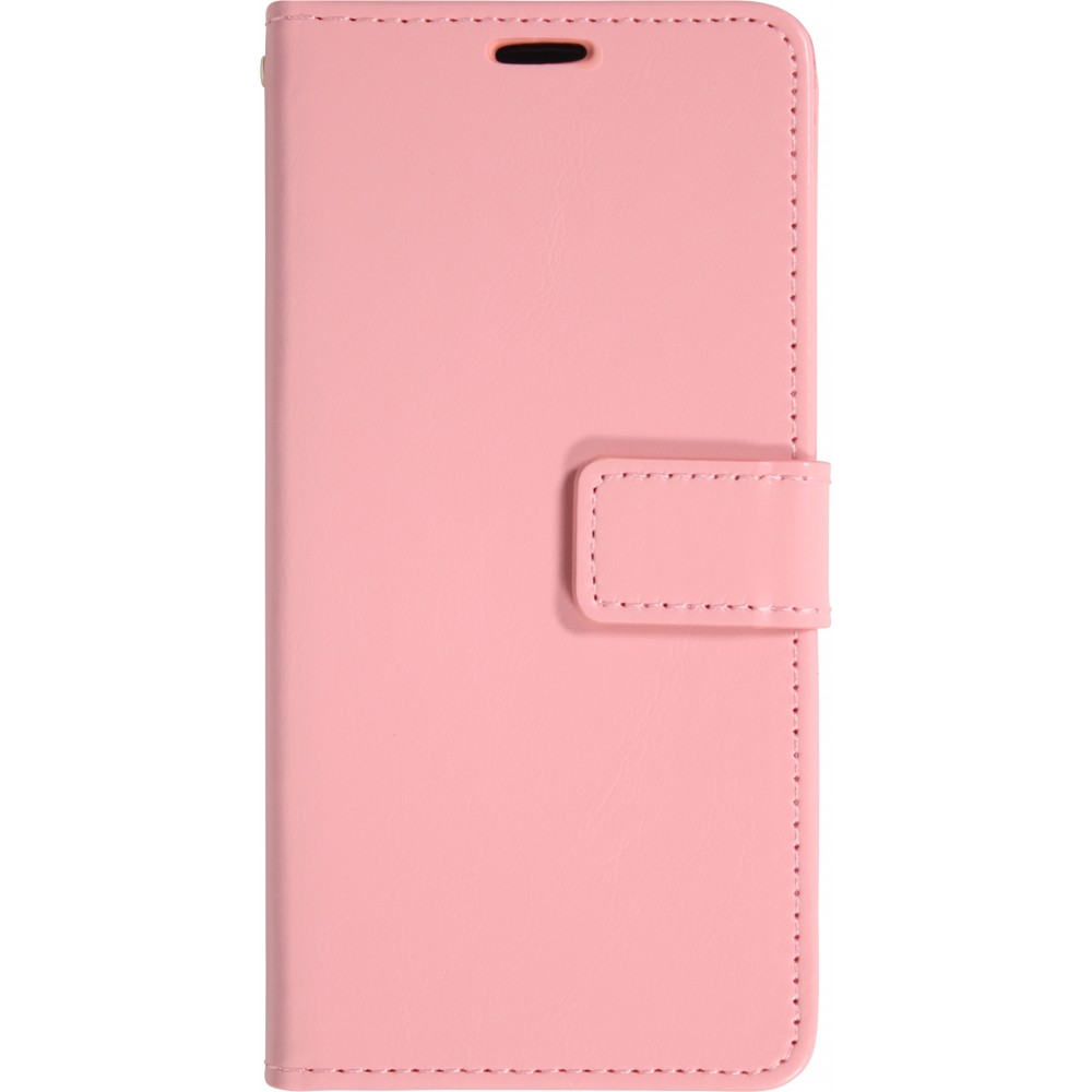 Hülle iPhone 17 Pro Max - Premium Flip Leder Tasche - Hellrosa