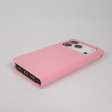 Hülle iPhone 17 Pro Max - Premium Flip Leder Tasche - Hellrosa