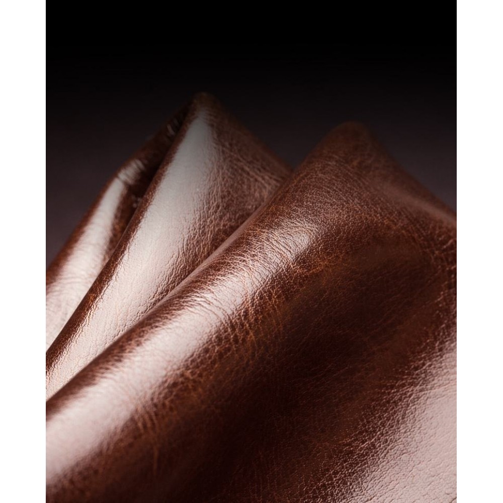 iPhone Air Case Hülle - Qialino Flip Classic Wallet Echtleder - Braun