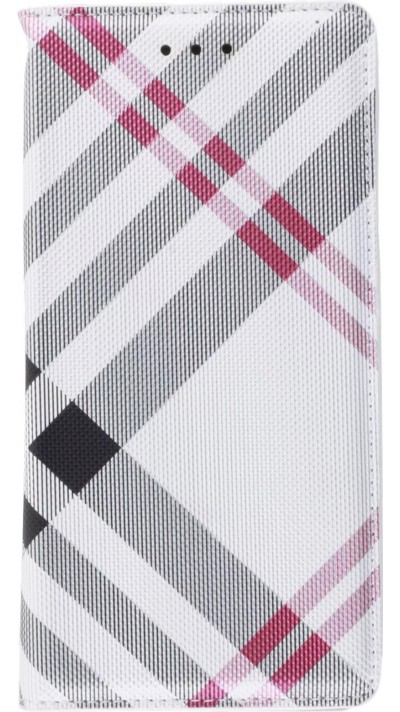 Fourre Samsung Galaxy S26+ - Flip Lines - Blanc