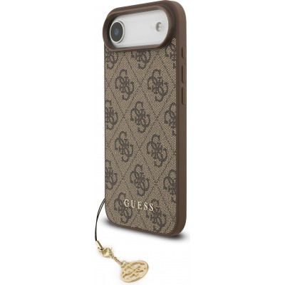 Coque iPhone Air - Guess 4G charm protection élégante design raffiné accessoire tendance - Brun
