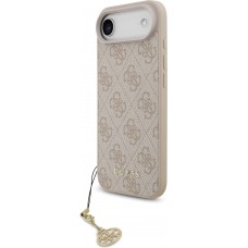 iPhone 17 Air Case Hülle - Guess 4G Charm Elegante Schutz Raffiniertes Design Trendaccessoire - Rosa