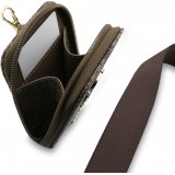 Guess 4G Logo Metall Lani&egrave;re Schultertasche mit Tasche - Braun