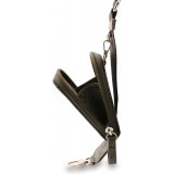 Guess 4G Logo Metall Lani&egrave;re Schultertasche mit Tasche - Braun