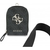Guess 4G Logo Metall Lani&egrave;re Schultertasche mit Tasche - Schwarz