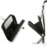 Guess 4G Logo Metall Lani&egrave;re Schultertasche mit Tasche - Schwarz