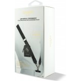 Guess 4G Logo Metall Lani&egrave;re Schultertasche mit Tasche - Schwarz