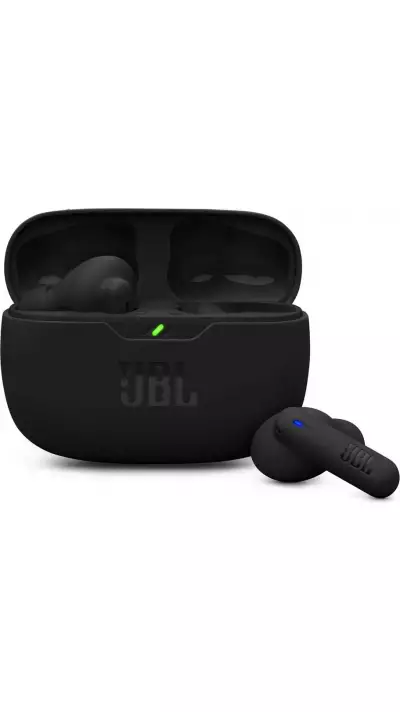 JBL Wave Beam 2 Bluetooth TWS Kopfhörer mit aktiver Geräuschunterdrückung, Pure Bass Sound und 4 Mikrofonen - Schwarz