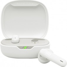 JBL Wave Flex 2 Bluetooth - 40h autonomie son Pure Bass technologie Smart Ambient et contrôle tactile - Blanc
