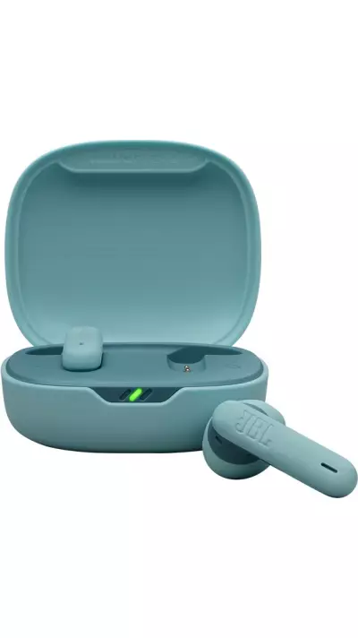 JBL Wave Flex 2 Bluetooth - 40h Pure Bass Sound, Smart Ambient Technologie & Touch Control - Blau