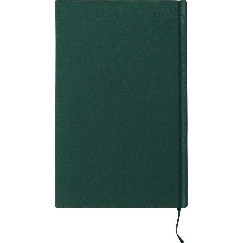 Elegantes Gratitude Journal Tag und Nacht - Stoffnotizbuch mit inspirierenden Zitaten - Grün