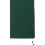 Elegantes Gratitude Journal Tag und Nacht - Stoffnotizbuch mit inspirierenden Zitaten - Grün
