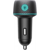 Joyroom JR-CCN01 60W Multicolor Autoladegerät 1A + 1C mit Schnelllade-Taste Multiport - Schwarz