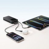 Joyroom JR-PBF14 Pro Powerbank 3-in-1 20000mAh 22.5W sauberes Design 2x USB-A 2.4 & 1x USB-C (In+Out) - Schwarz