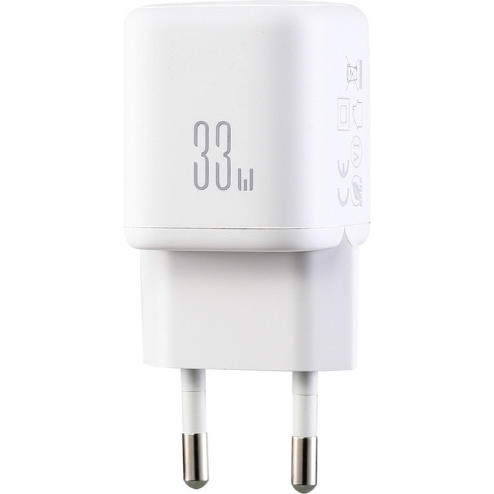 Joyroom JR-TG7 33W USB-A + USB-C Wandladeger&auml;t mit 30W Lightning Kabel 1m - Weiss
