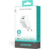 Joyroom JR-TG7 33W USB-A + USB-C Wandladeger&auml;t mit 30W Lightning Kabel 1m - Weiss