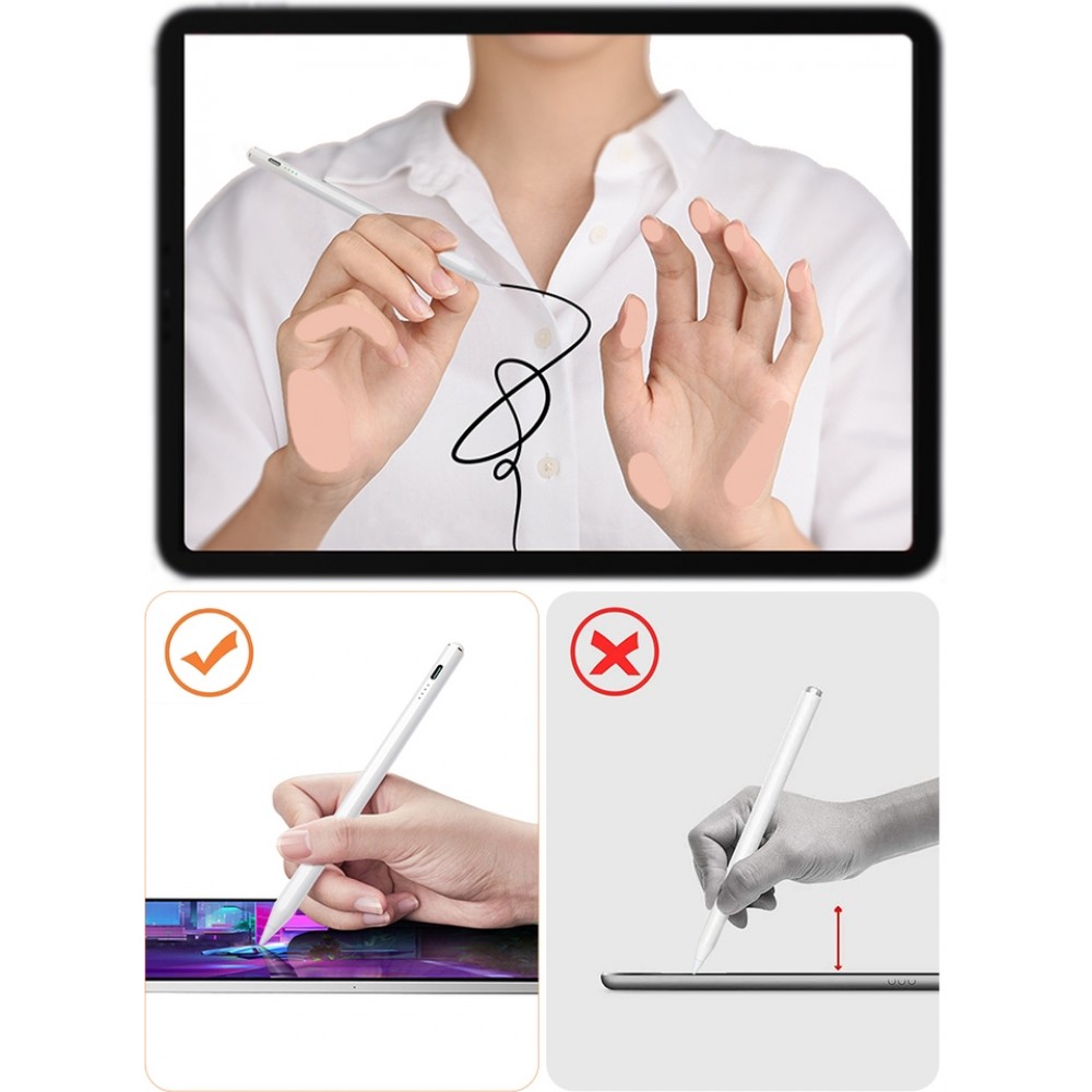 Joyroom JR-X9 Aktiver Stylus Pen für Touchscreens - Präzises und ergonomisches Zubehör - Weiß
