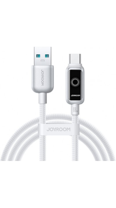 Joyroom S-A55 StarFlight Schnellladekabel USB-C zu USB-C 100 W (1.2 m) - Weiss