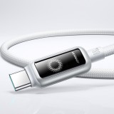Joyroom S-A55 StarFlight c&acirc;ble charge rapide USB-C vers USB-C 100W (1.2m) - Blanc