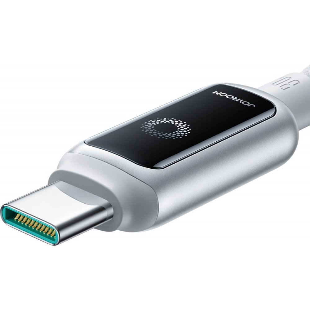 Joyroom S-A55 StarFlight Schnellladekabel USB-C zu USB-C 100 W (1.2 m) - Weiss