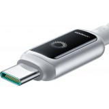 Joyroom S-A55 StarFlight Schnellladekabel USB-C zu USB-C 100 W (1.2 m) - Weiss