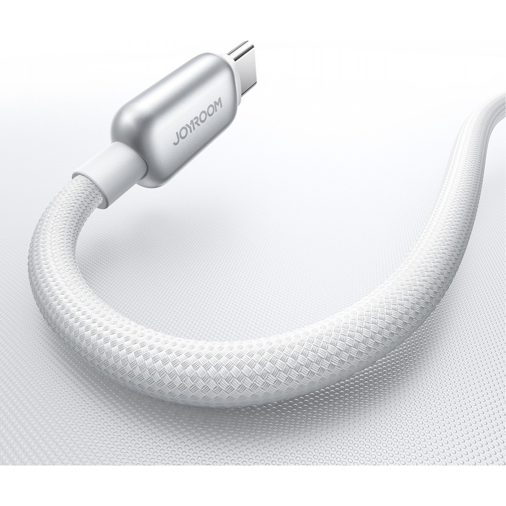 Joyroom S-A55 StarFlight Schnellladekabel USB-C zu USB-C 100 W (1.2 m) - Weiss