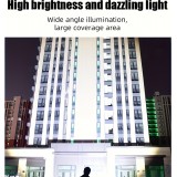 LED Taschenlampe wiederaufladbar USB-C 2000 Lumen Aluminium starker Strahl 800m verstellbarer Fokus - Schwarz