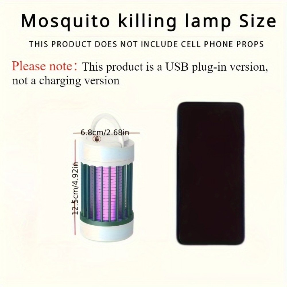 Lampe UV anti-moustiques USB portable piège électronique - Vert