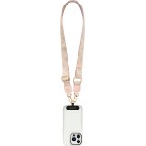 Guess 4G Universelle Crossbody Strap mit Metall-Logo aus PU (150cm) - Rosa