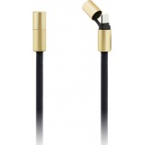 Guess 4G Smartphone Lani&egrave;re mit integriertem USB-C Schnelllade-Kabel und Charm - Schwarz