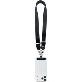 Universelle Karl Lagerfeld Schulterriemen mit stilvollem Choupette-Patch - Schwarz