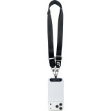 Universelle Karl Lagerfeld Schulterriemen mit stylischem Karl-Patch - Schwarz