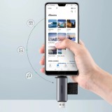 Ugreen 2-in-1 Kartenleser mit USB-C / USB-A 3.0 / SD-Karte / TF-Karte - Ultra-kompakt - Grau