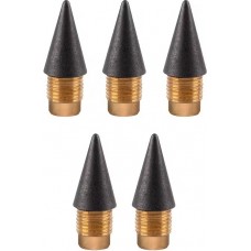 Lot de 5 mines de remplacement crayon sans encre pour stylo &agrave; &eacute;criture infinie - Noir